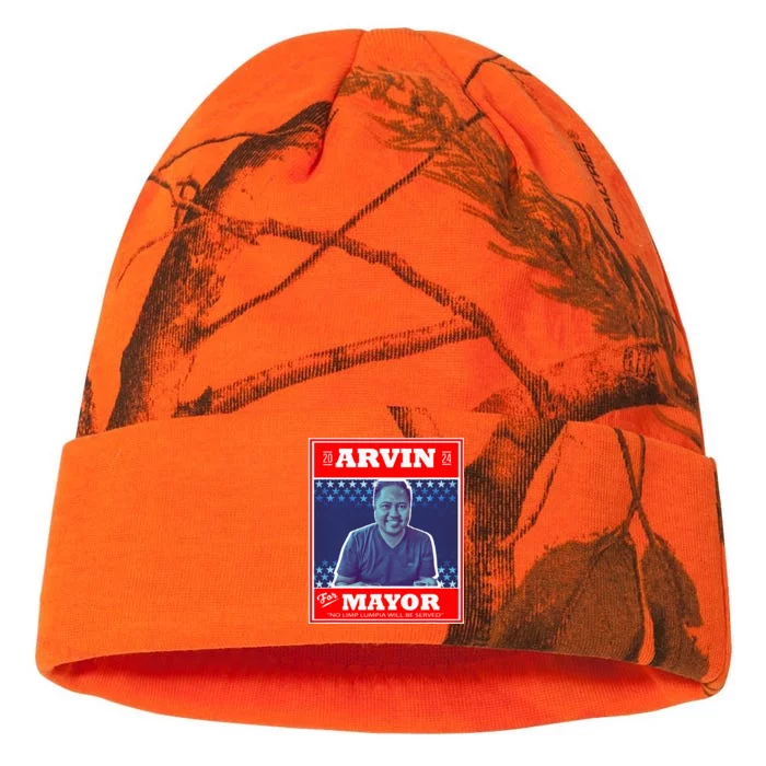 Kapu Coffee Arvin For Mayor Kati - 12in Camo Beanie