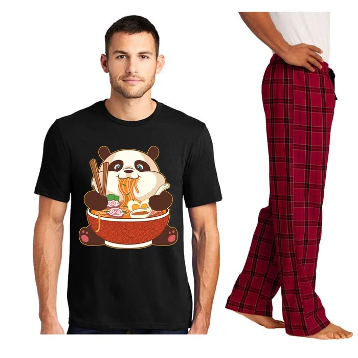 Kawaii Cute Anime Panda Otaku Japanese Ramen Noodles Gift Pajama Set