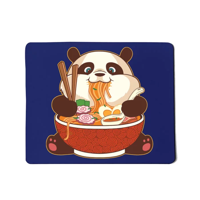 Kawaii Cute Anime Panda Otaku Japanese Ramen Noodles Gift Mousepad