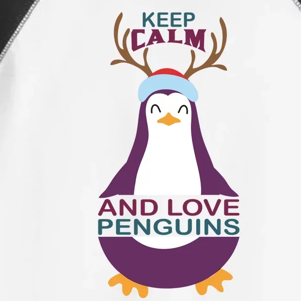 Keep Calm And Love Penguins Toddler Fine Jersey T-Shirt