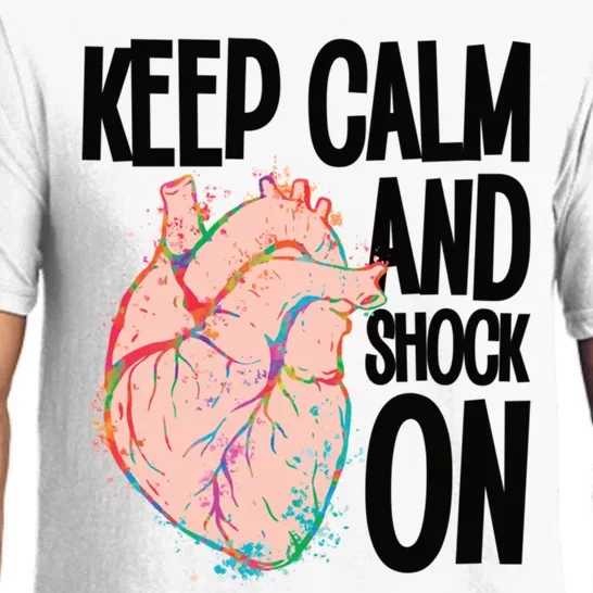 Keep Calm And Shock On Cardiac Nurse Great Gift Pajama Set