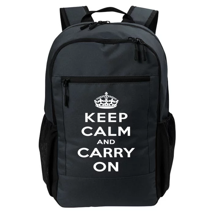 Keep Calm And Carry On Gift Daily Commute Backpack