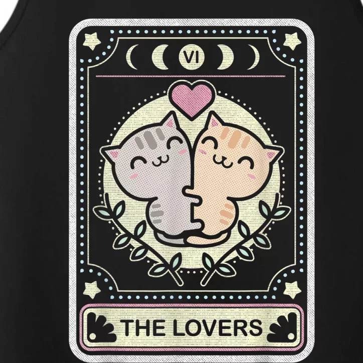 Kawaii Cat Arot Card Major Arcana He Lovers Performance Tank