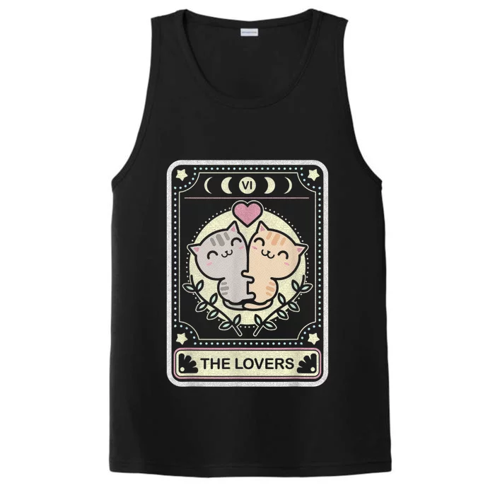 Kawaii Cat Arot Card Major Arcana He Lovers Performance Tank