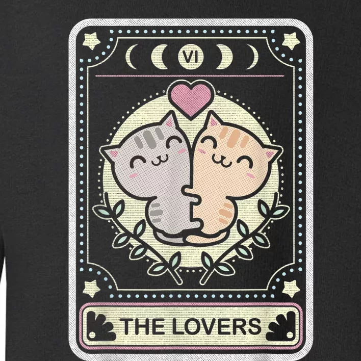 Kawaii Cat Arot Card Major Arcana He Lovers Toddler Sweatshirt