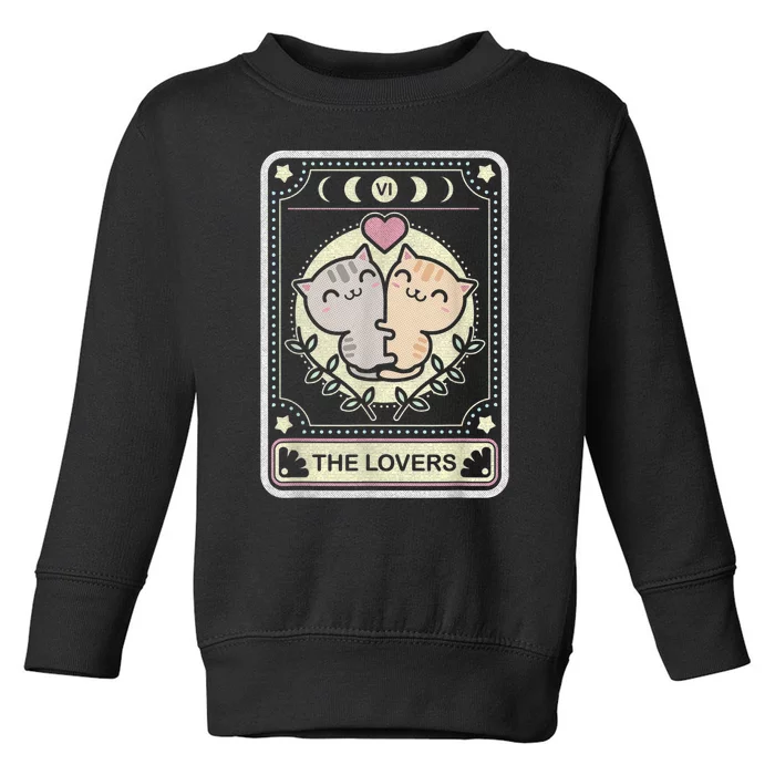 Kawaii Cat Arot Card Major Arcana He Lovers Toddler Sweatshirt