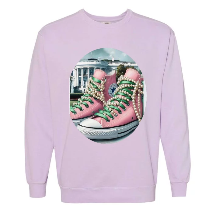 Kamala Chucks And Pearl Garment-Dyed Sweatshirt