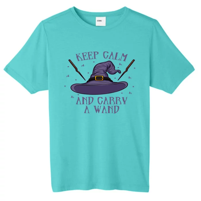 Keep Calm And Carry A Wand Funny Gift ChromaSoft Performance T-Shirt