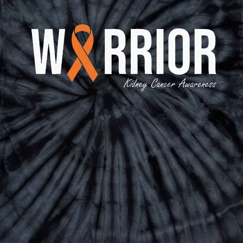 Kidney Cancer Awareness Orange Ribbon Tie-Dye T-Shirt