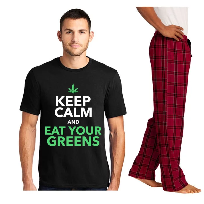 Keep Calm And Eat Your Greens Meaningful Gift Meaningful Gift Cool Gift Pajama Set