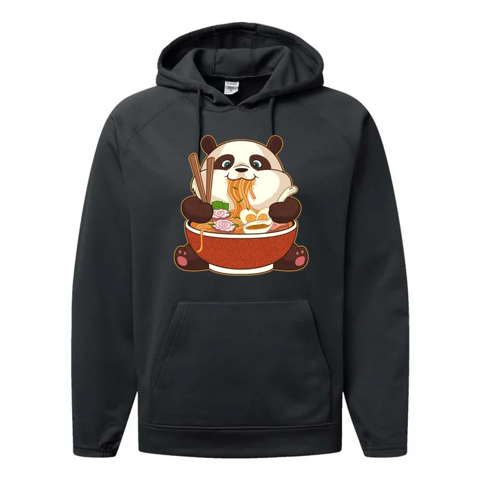 Kawaii Cute Anime Panda Otaku Japanese Ra Noodles Gift Performance Fleece Hoodie