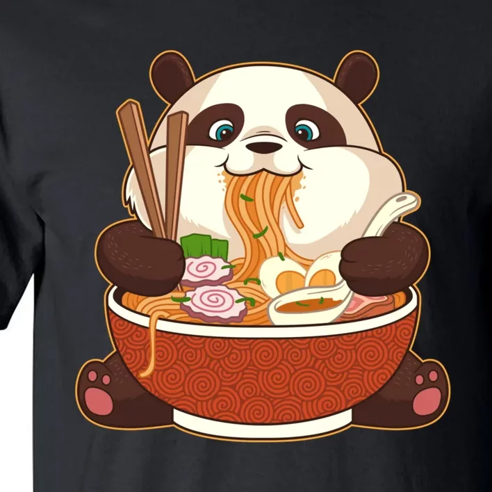 Kawaii Cute Anime Panda Otaku Japanese Ra Noodles Gift Tall T-Shirt