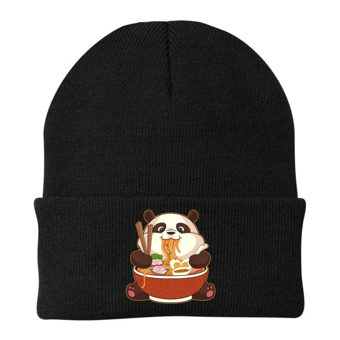 Kawaii Cute Anime Panda Otaku Japanese Ra Noodles Gift Knit Cap Winter Beanie