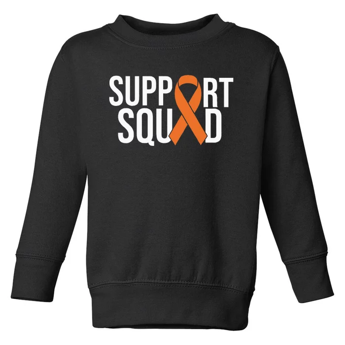 Kidney Cancer Awareness Orange Ribbon Toddler Sweatshirt