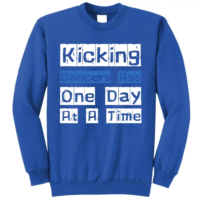 Kicking CancerS Ass One Day At A Time Gift Sweatshirt