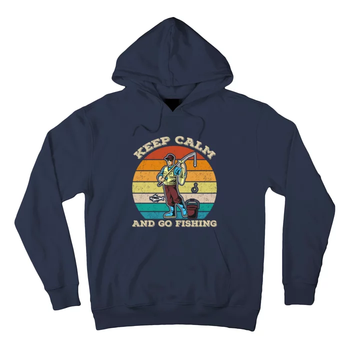 Keep Calm And Go Fishing Hoodie