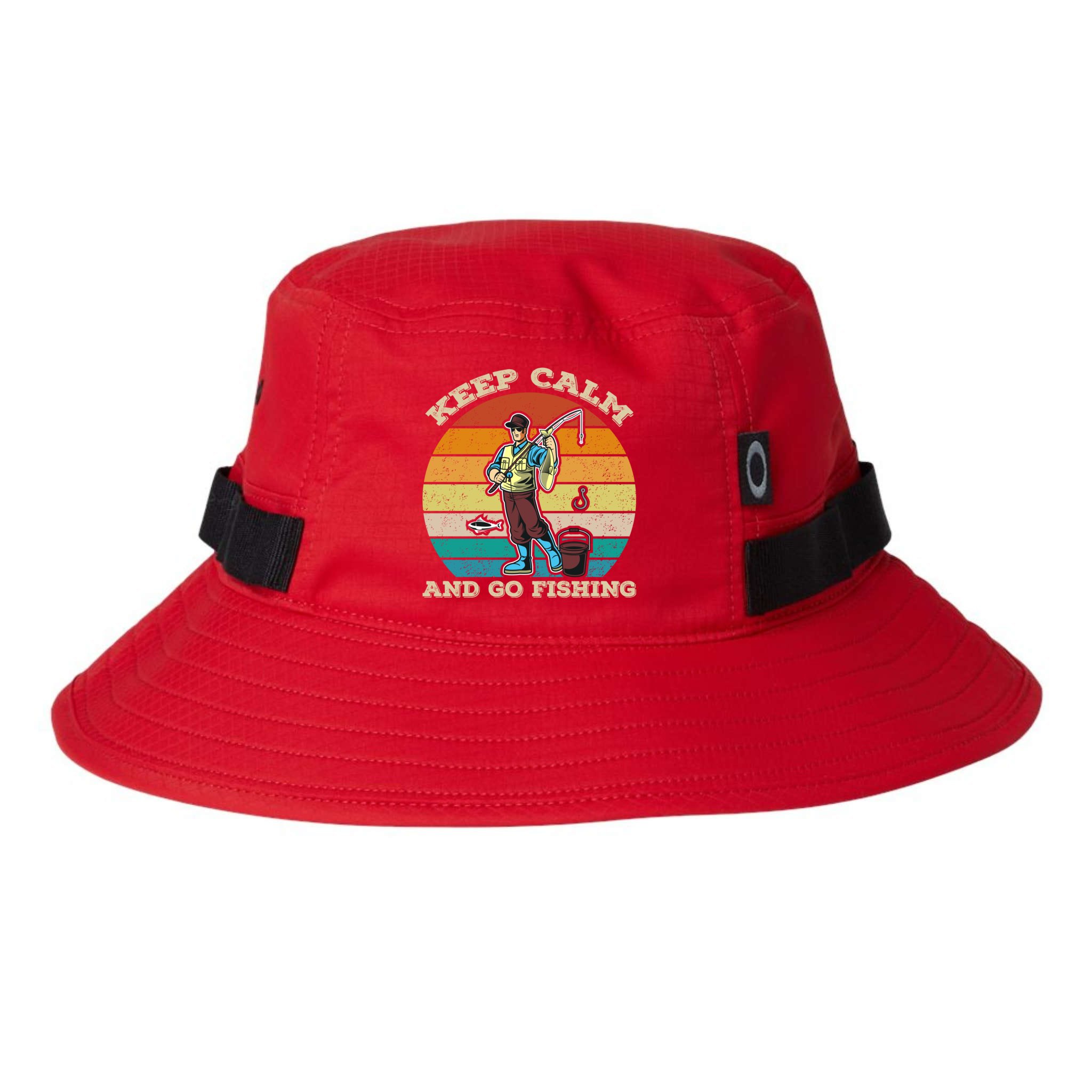 Keep Calm And Go Fishing Oakley - Bucket Hat | TeeShirtPalace