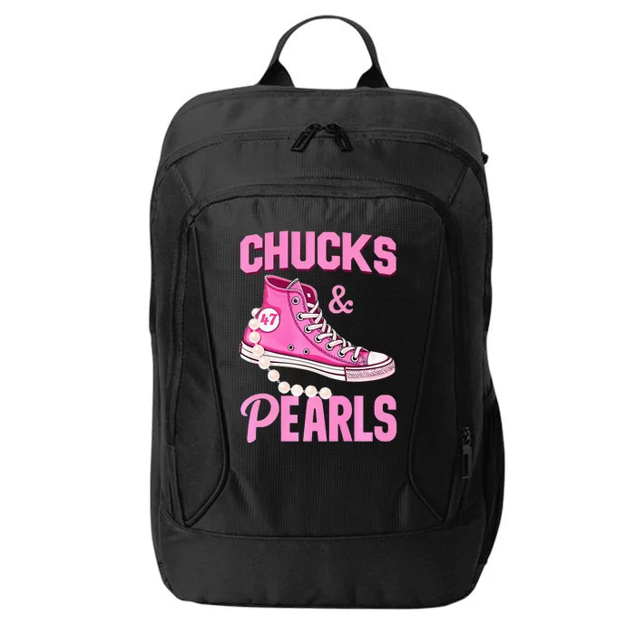 Kamala Chucks And Pearls Harris Walz 2024 Election Premium City Backpack