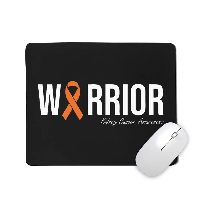 Kidney Cancer Awareness Orange Ribbon Mousepad