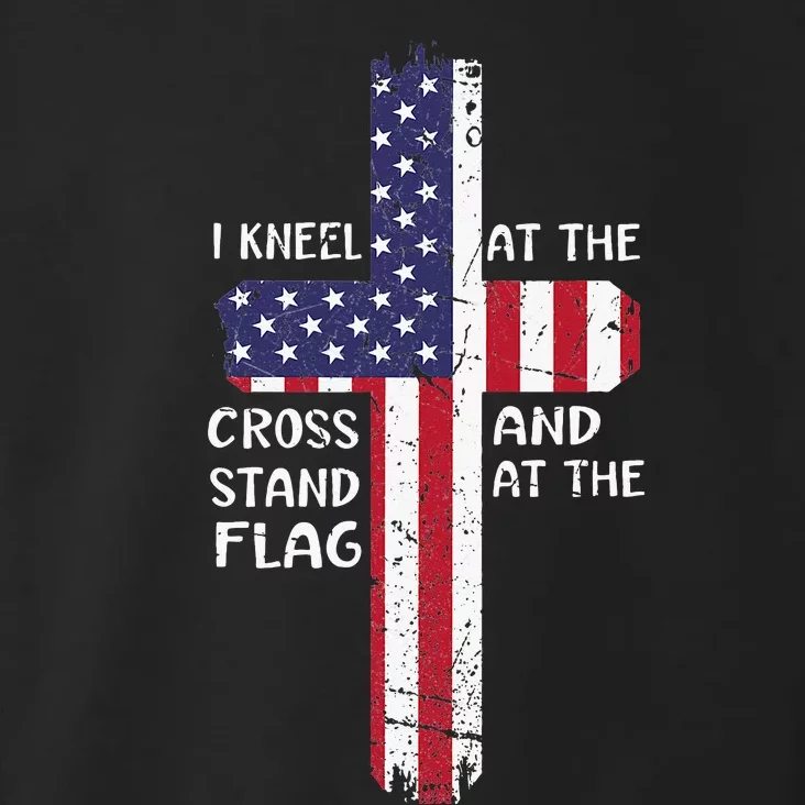 Kneel Cross At The Cross Memorial Day Never Forget Veteran Toddler Hoodie