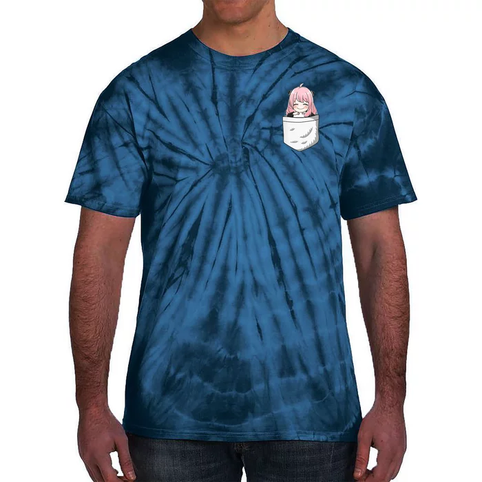 Kawaii Cute Anya In The Pocket Spy X Art Family Tie-Dye T-Shirt