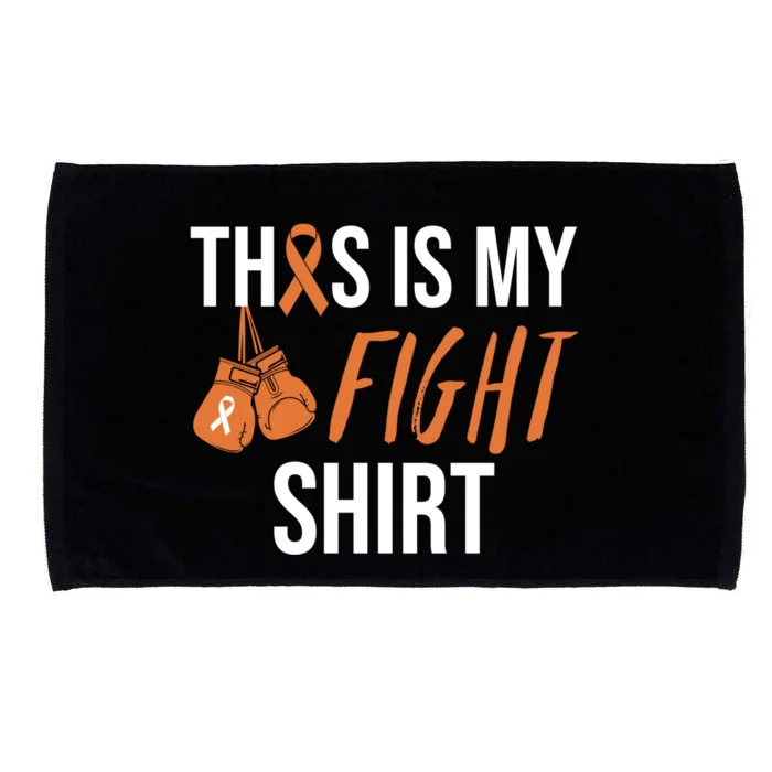 Kidney Cancer Awareness Orange Ribbon Gift Microfiber Hand Towel