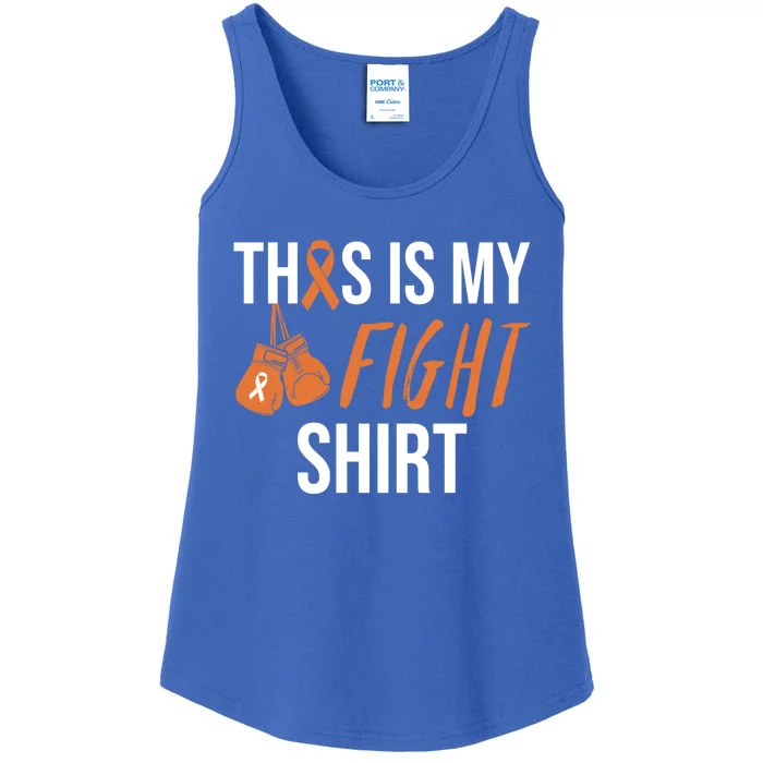 Kidney Cancer Awareness Orange Ribbon Gift Ladies Essential Tank