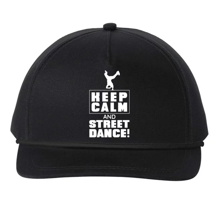 Keep Calm And Street Dance Snapback Five-Panel Rope Hat