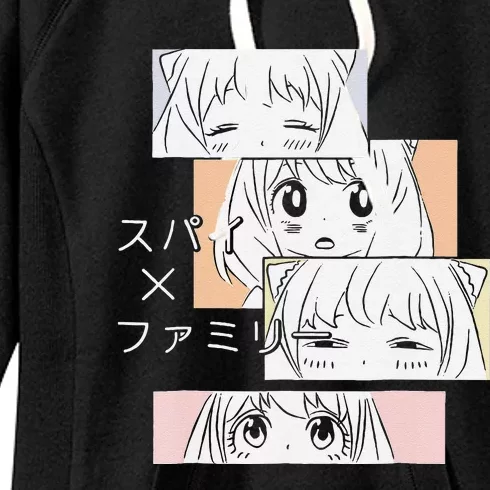 Kawaii Cute Anya Family x Spy Women's Fleece Hoodie