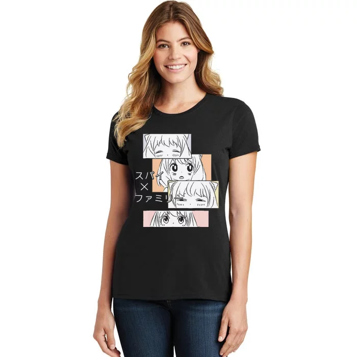 Kawaii Cute Anya Family x Spy Women's T-Shirt