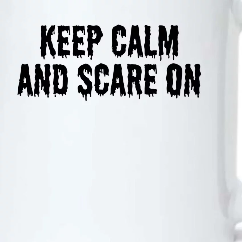 Keep Calm And Scare On Great Gift Black Color Changing Mug