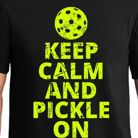 Keep Calm And Pickle On Pickleball Pajama Set