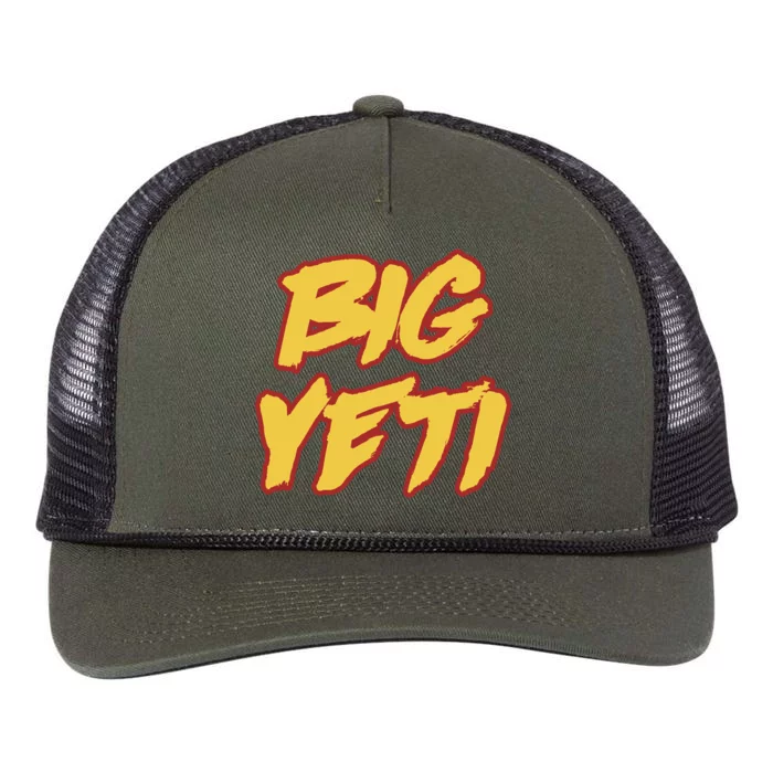 Kansas City Big Yeti Retro Rope Trucker Hat Cap