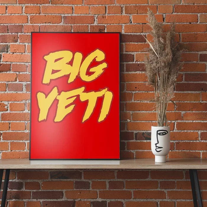 Kansas City Big Yeti Poster