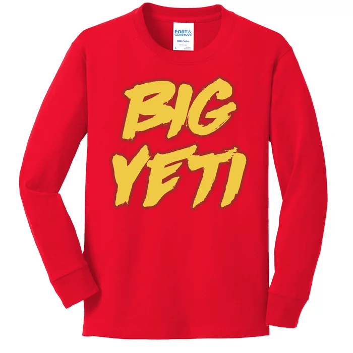 Kansas City Big Yeti Kids Long Sleeve Shirt