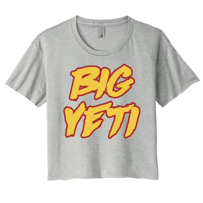 Kansas City Big Yeti Women's Crop Top Tee