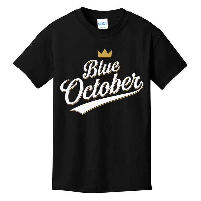 Kansas City Blue October 2024 Kids T-Shirt