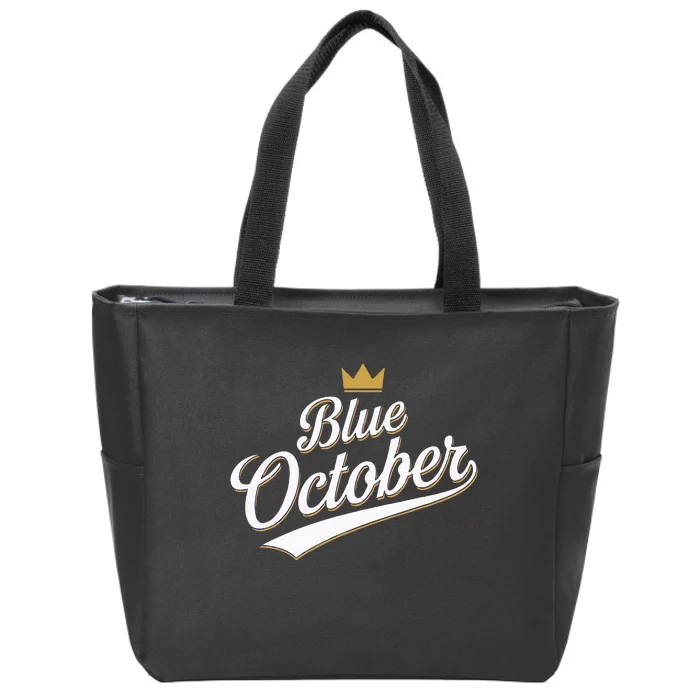 Kansas City Blue October 2024 Zip Tote Bag