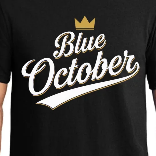 Kansas City Blue October 2024 Pajama Set