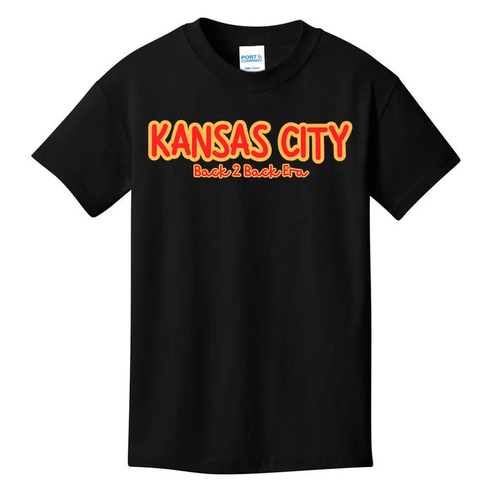 Kansas City Back 2 Back Era Kids T-Shirt