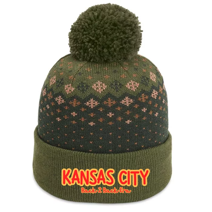 Kansas City Back 2 Back Era The Baniff Cuffed Pom Beanie