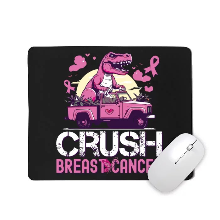 Kids Crush Breast Cancer Awareness Monster Truck Mousepad