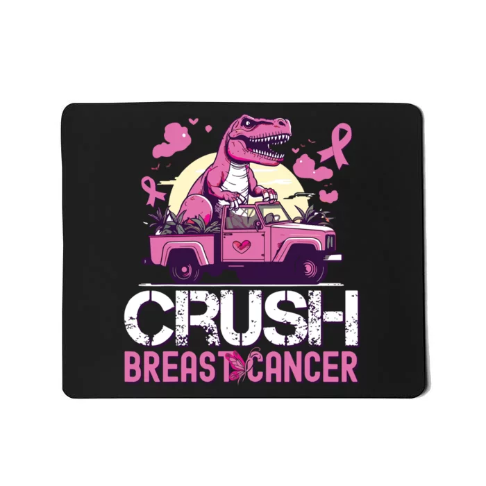 Kids Crush Breast Cancer Awareness Monster Truck Mousepad