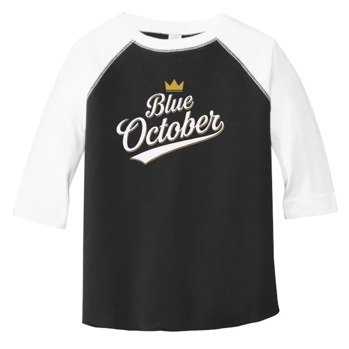 Kansas City Blue October 2024 Toddler Fine Jersey T-Shirt