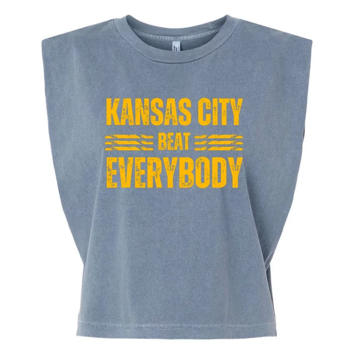 Kansas City Beat Everybody Garment-Dyed Women's Muscle Tee