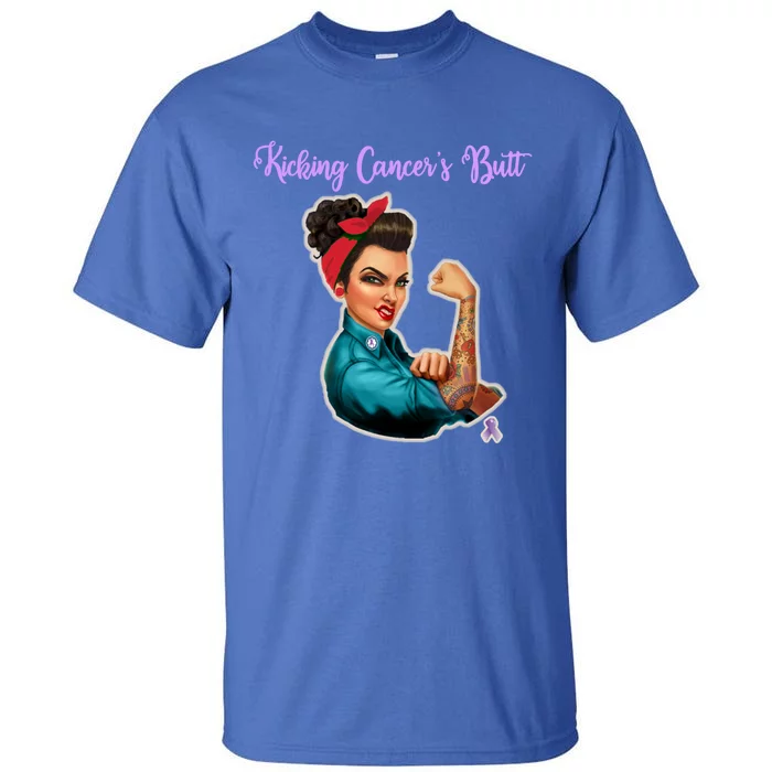 Kicking Cancers Butt Cancer Patients Cool Gift Tall T-Shirt