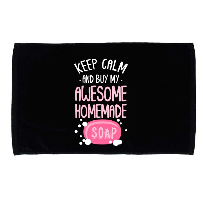 Keep Calm Buy Homemade Soap Maker Handmade Soap Making Gift Microfiber Hand Towel