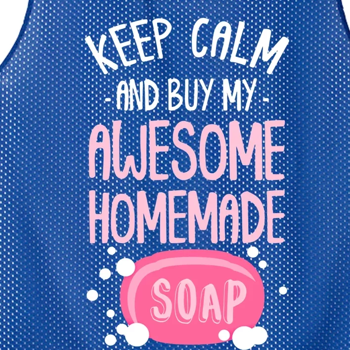 Keep Calm Buy Homemade Soap Maker Handmade Soap Making Gift Mesh Reversible Basketball Jersey Tank