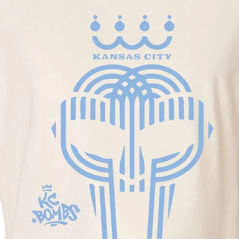 Kansas City Bombs Doom Mask Garment-Dyed Women's Muscle Tee