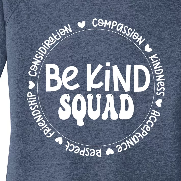 Kids Children Be Kind Squad We Wear Orange For Unity Day Women's Perfect Tri Tunic Long Sleeve Shirt